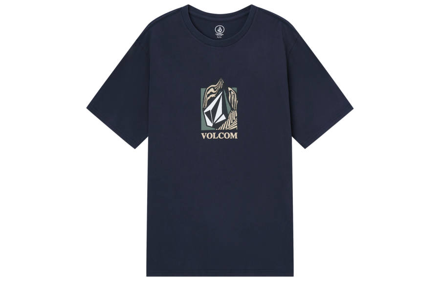 VOLCOM T Shirts Men's Crew Neck Moderate Straight Fit