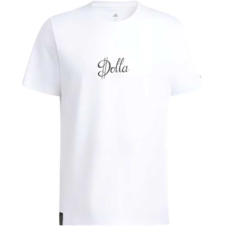 Adidas Adidas T Shirts Men's White Crew Neck Moderate Straight Fit