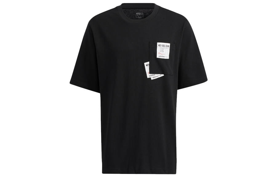 Adidas Neo Drop Shoulder Sleeve T-Shirt Men's Black