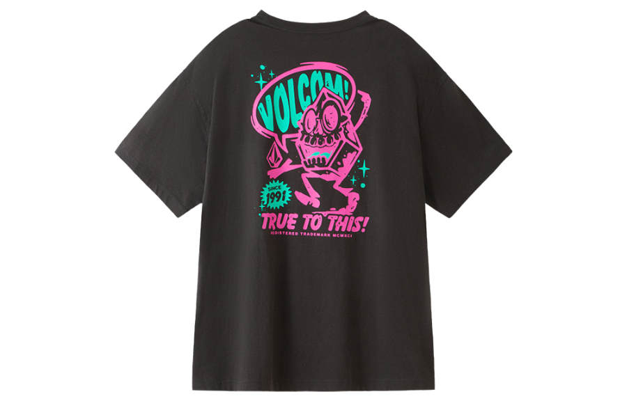VOLCOM T Shirts Unisex Crew Neck Moderate Straight Fit