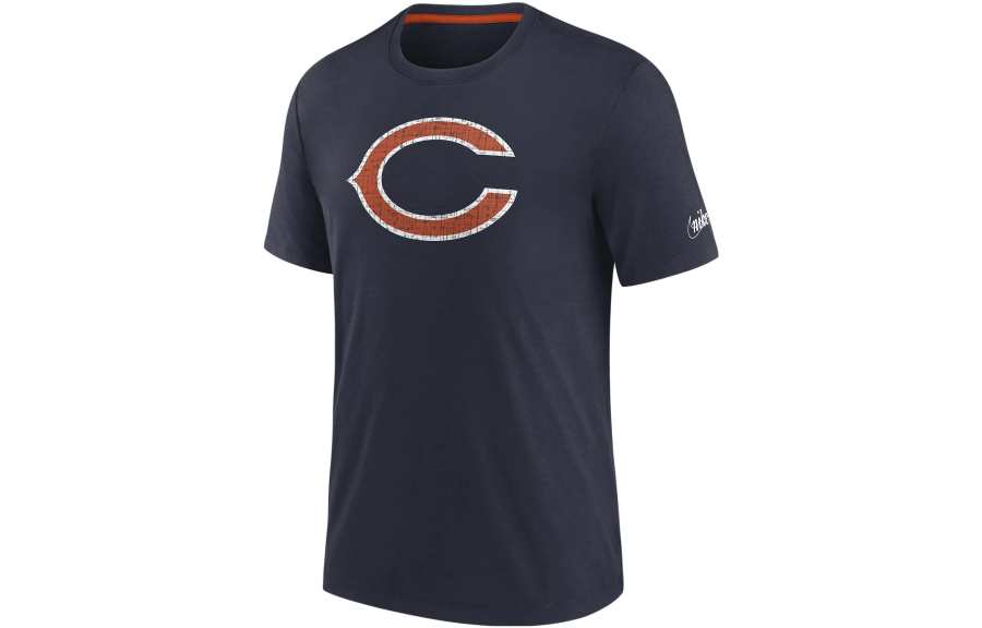 Nike Nike T Shirts Men's Marine Blue Crew Neck Moderate Straight Fit