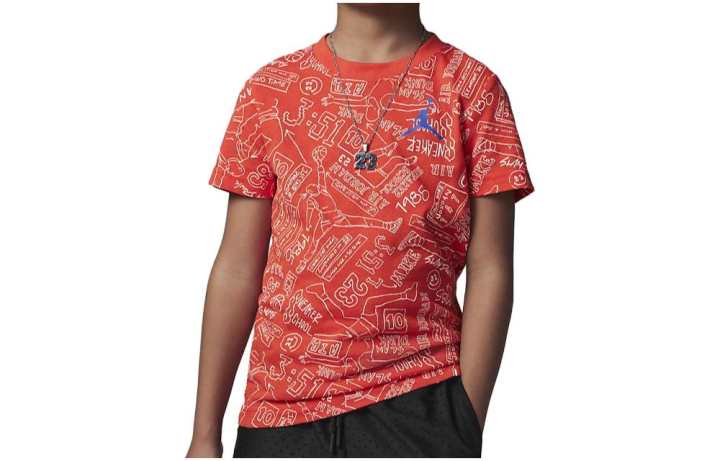 Jordan Jordan T Shirts Kids Multicolor Crew Neck Moderate Straight Fit