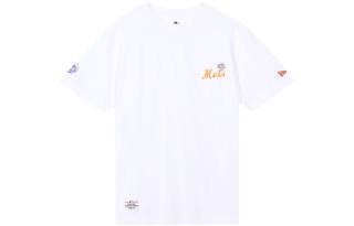 New Era T Shirts Unisex White Crew Neck Moderate