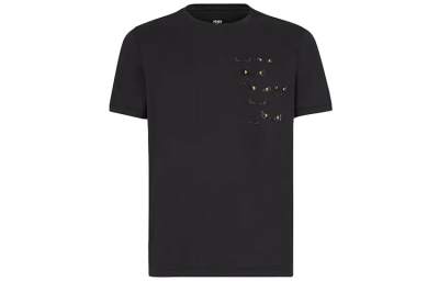 FENDI Regular T Shirt Men's Black