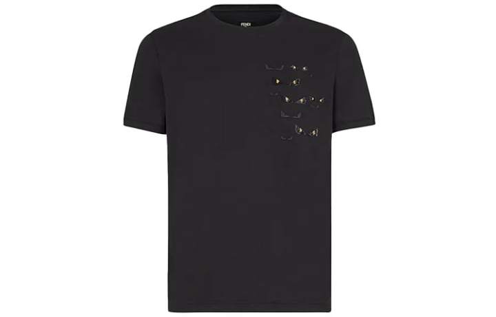 FENDI FENDI Regular T Shirt Men's Black
