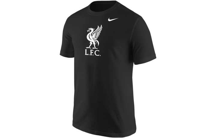 Nike Nike T Shirts Men's Black Crew Neck Moderate Straight Fit