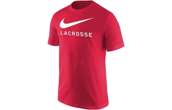 Nike Nike T Shirts Men's Red Crew Neck Moderate Straight Fit