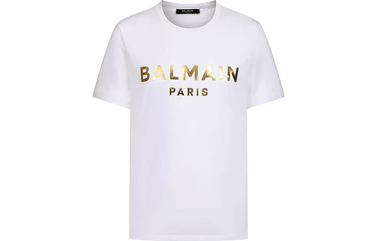 BALMAIN BALMAIN 2010s Logo print Crew neck T shirt