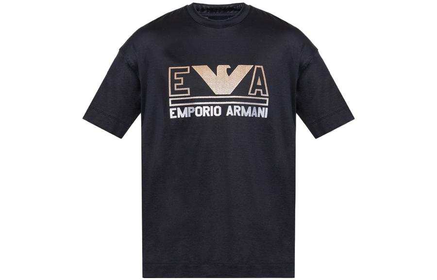 EMPORIO ARMANI SS23 T Shirt Men's Marine Blue