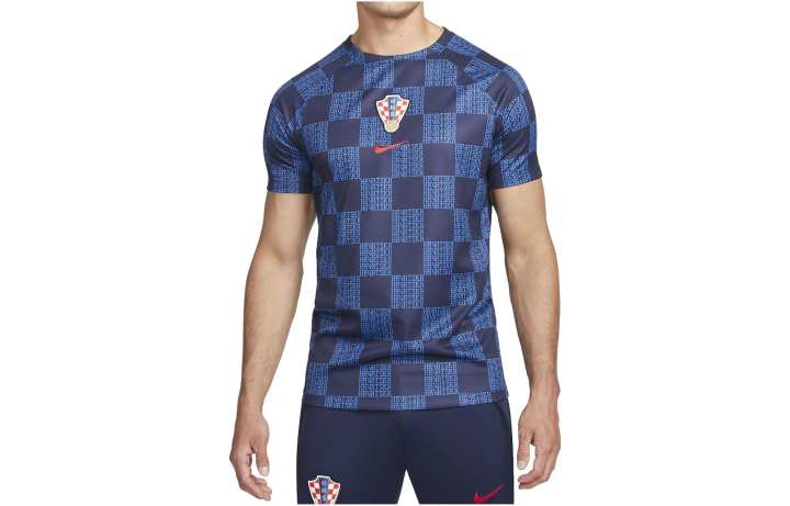 Nike Nike T Shirts Men's Blue Crew Neck Thin Straight Fit