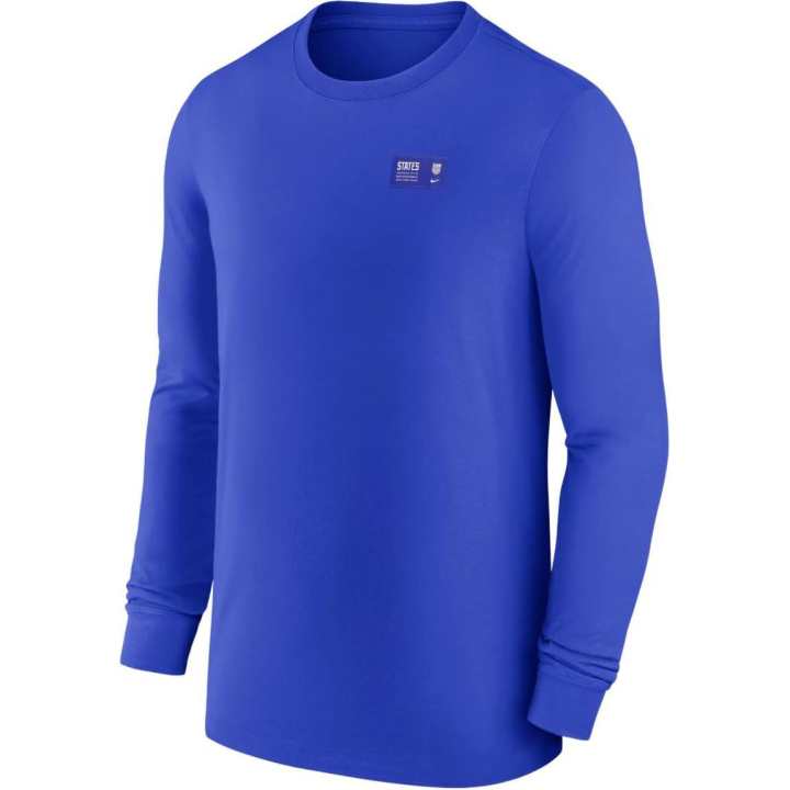 Nike Nike T Shirts Men's Blue Crew Neck Moderate Straight Fit