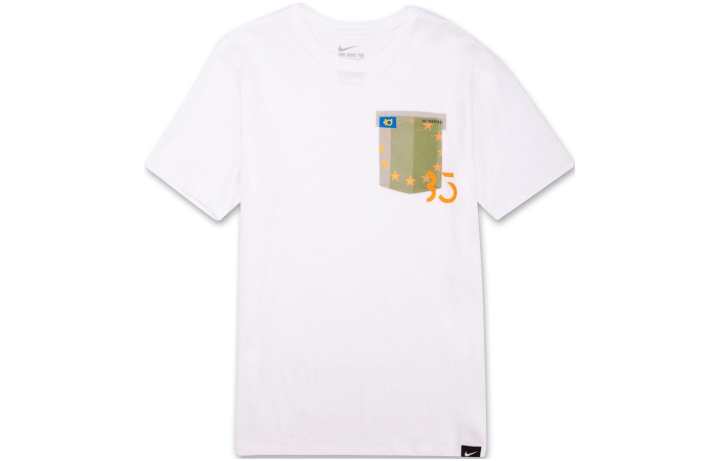 Nike Nike T Shirts Men's White Crew Neck Thin Straight Fit