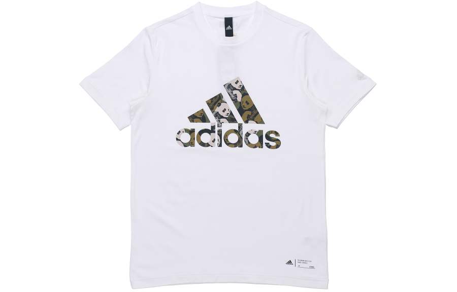 Adidas Adidas T Shirts Unisex White Crew Neck Moderate Straight Fit