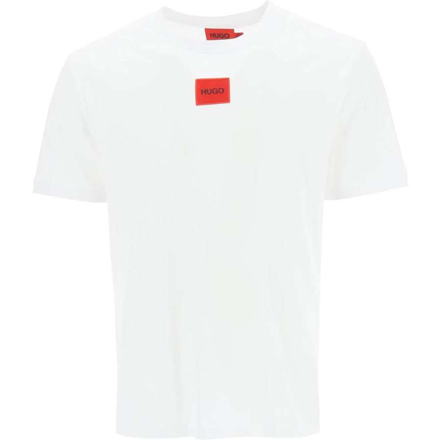 HUGO BOSS Logo Label Jersey T Shirt