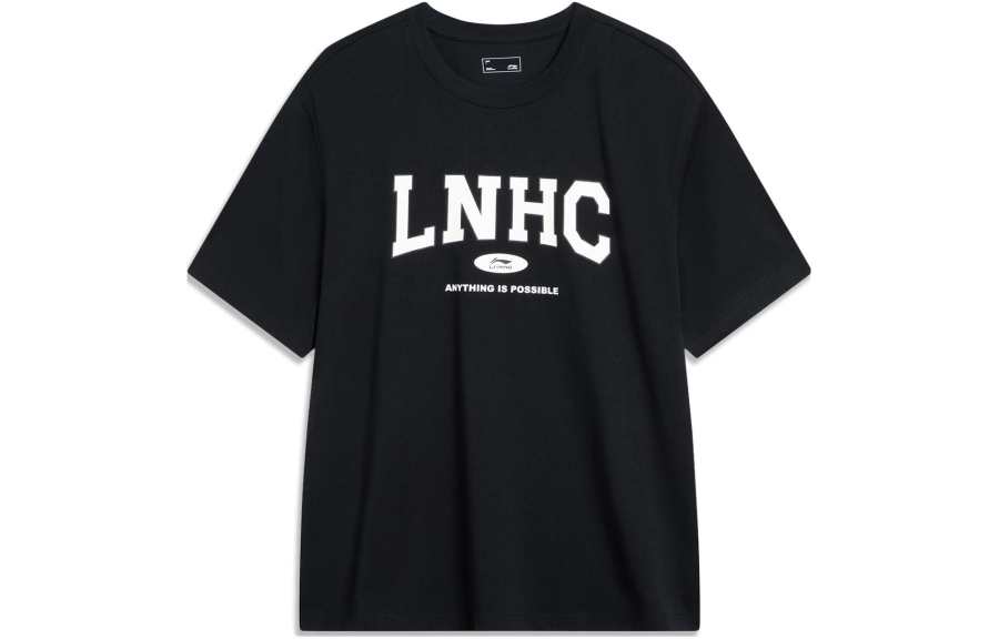 Li-Ning Li Ning Sports Fashion Collection T Shirt Unisex Black