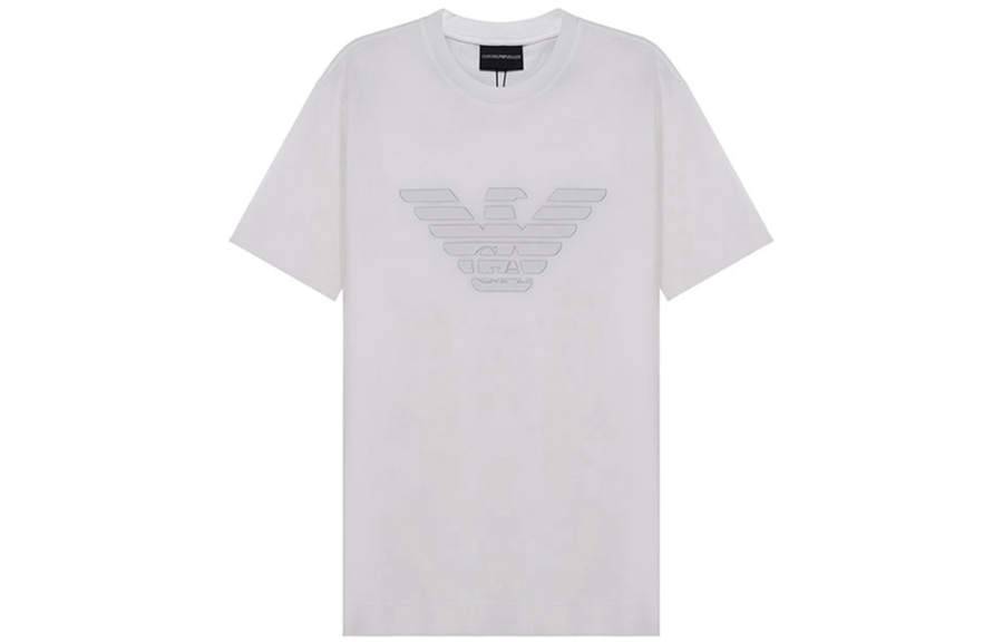 EMPORIO ARMANI T Shirts Men's White Crew Neck Moderate