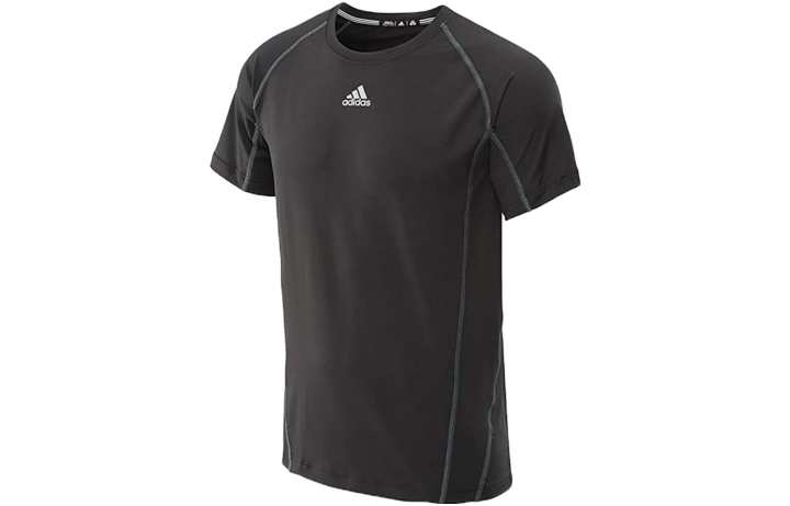 Adidas Adidas T Shirts Men's Black Crew Neck Thin Straight Fit