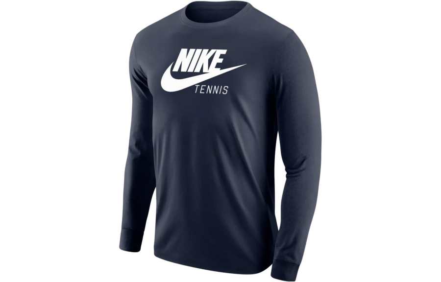 Nike Nike T Shirts Men's Marine Blue Crew Neck Moderate Straight Fit