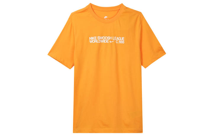 Nike Nike Drop Shoulder Sleeve T-Shirt Men's Orange