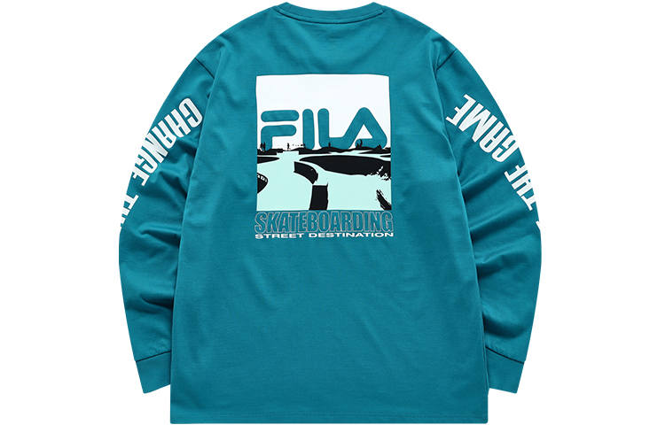 FILA FUSION T Shirt Men's Xiong Cui Blue