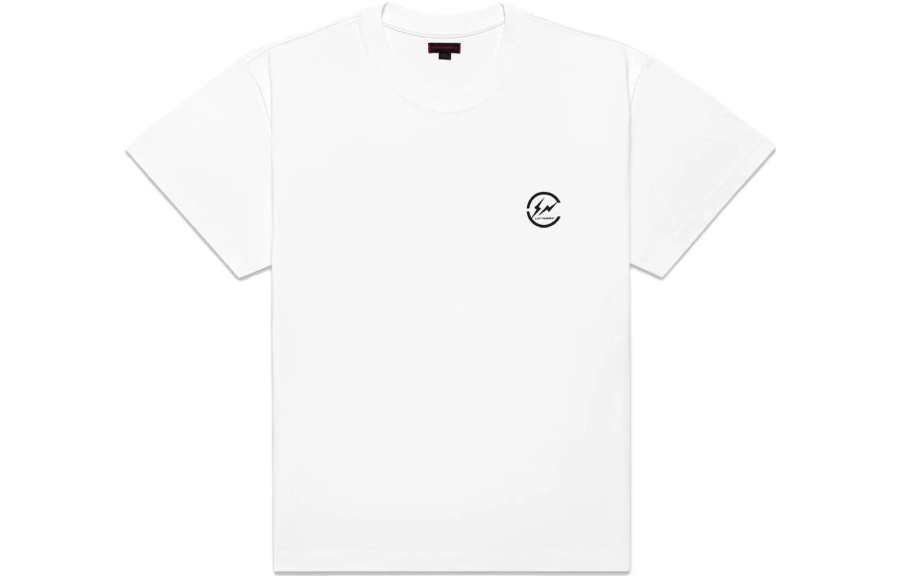 CLOT X Fragment Design CLOT X Fragment Design T Shirts Unisex White Crew Neck Moderate Straight Fit