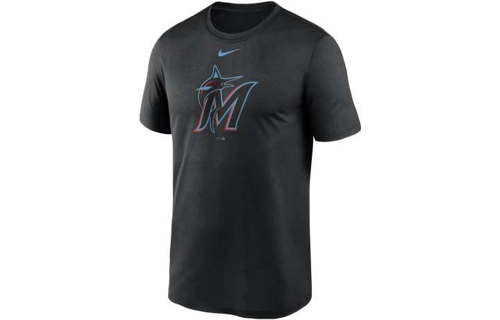 Nike Nike Miami Marlins Fuse Large Logo Men's Nike Mlb T Shirt