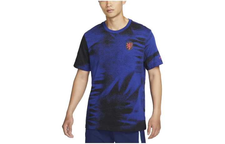 Nike Nike T Shirts Men's Dark Royal Blue Crew Neck Moderate Straight Fit