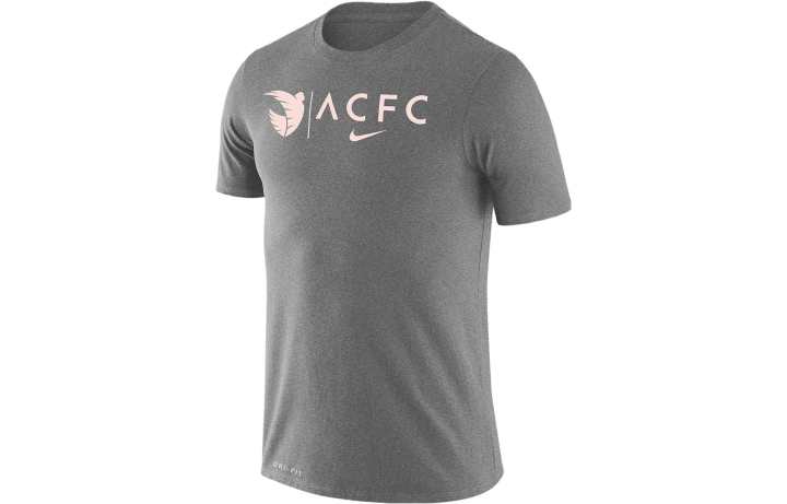 Nike Nike T Shirts Men's Light Gray Crew Neck Moderate Straight Fit