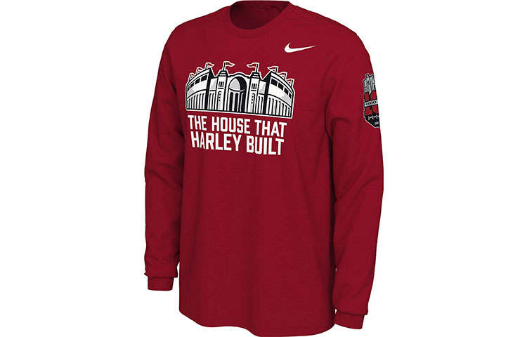 Nike Nike T Shirts Men's Red Crew Neck Moderate Straight Fit