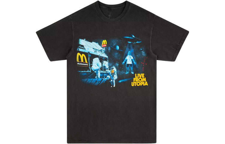 Travis Scott Travis Scott X McDonald's Live From Utopia T Shirt