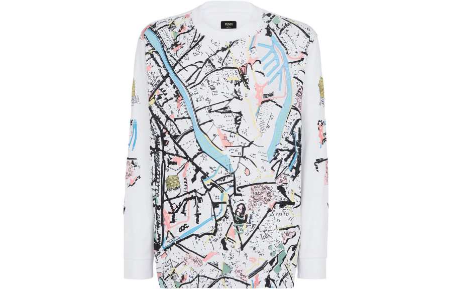 FENDI Pre Owned 2010s Graphic print Cotton T shirt