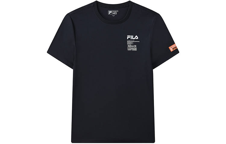 FILA T Shirts Men's Legend Blue Crew Neck Moderate Straight Fit
