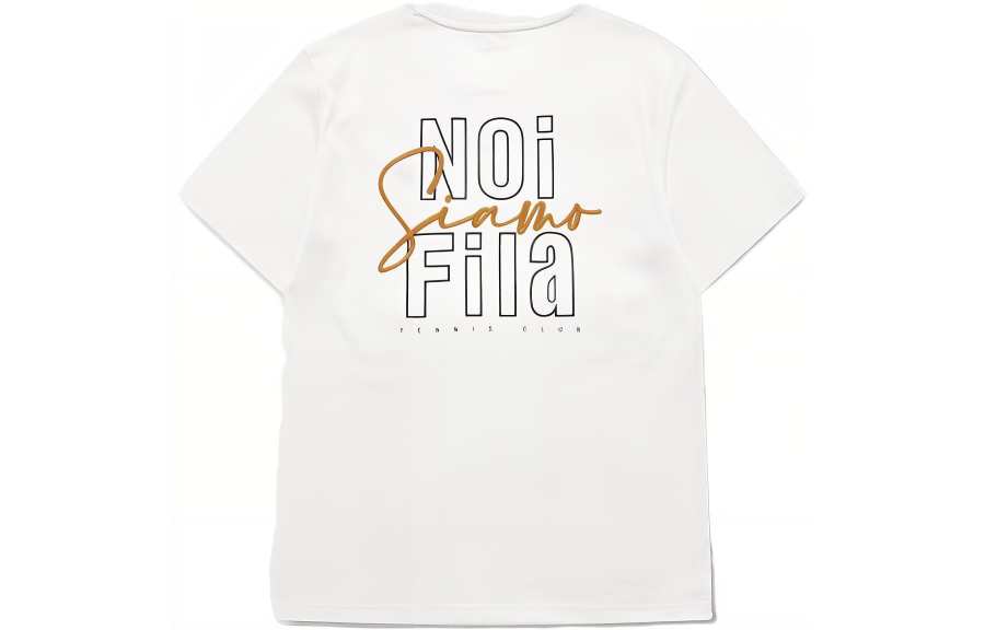 FILA FUSION Tennis T Shirt Men's Cloud White