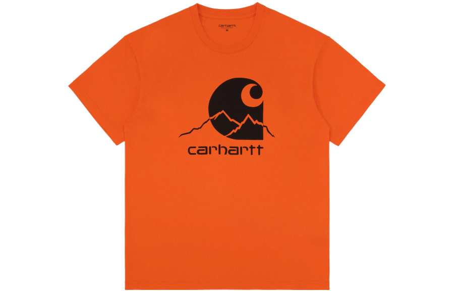 Carhartt WIP T Shirts Unisex Orange Crew Neck Moderate Other