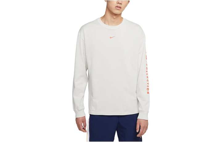 Nike Nike Drop Shoulder Sleeve T-Shirt Men's Beige