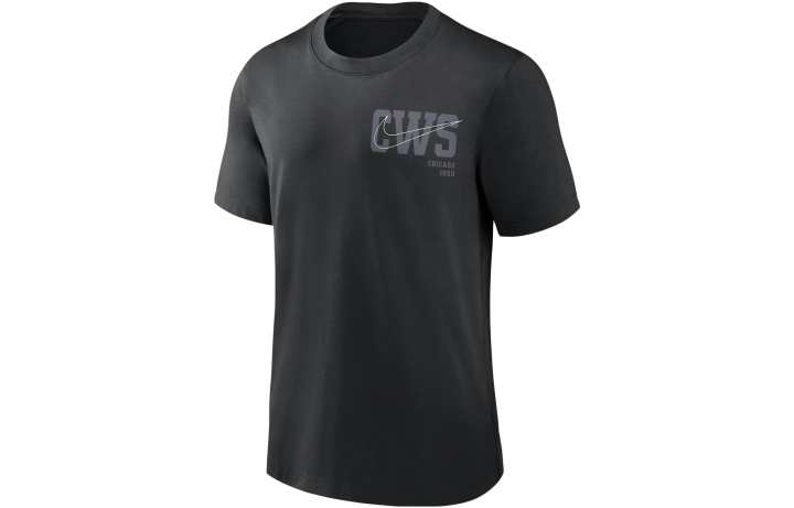 Nike Nike T Shirts Men's Black Crew Neck Moderate Straight Fit