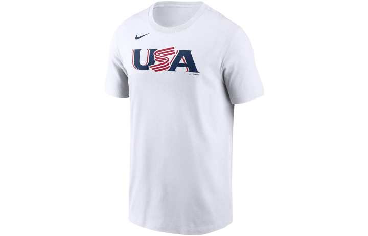 Nike Nike T Shirts Men's White Crew Neck Moderate Straight Fit