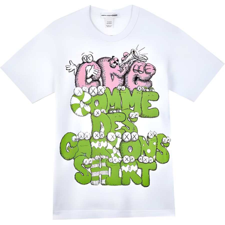 CDG Comme Des Garcons CDG Shirt X Kaws Print T shirt