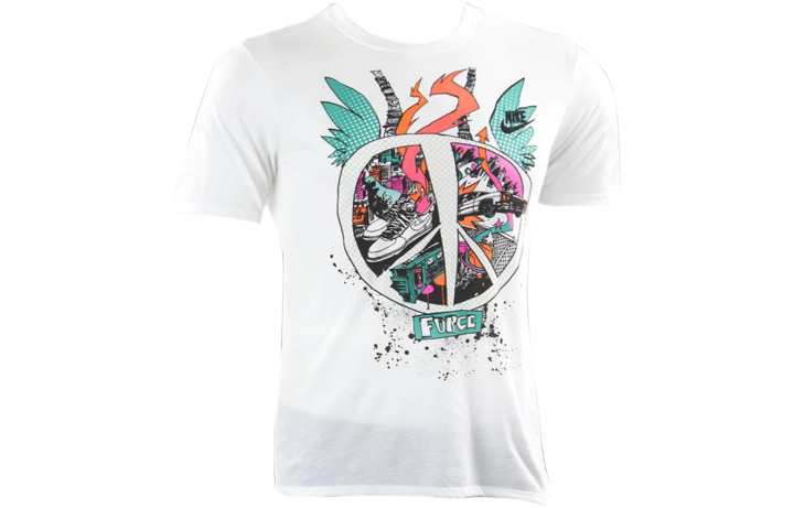 Nike Nike T Shirts Men's White Crew Neck Moderate Other