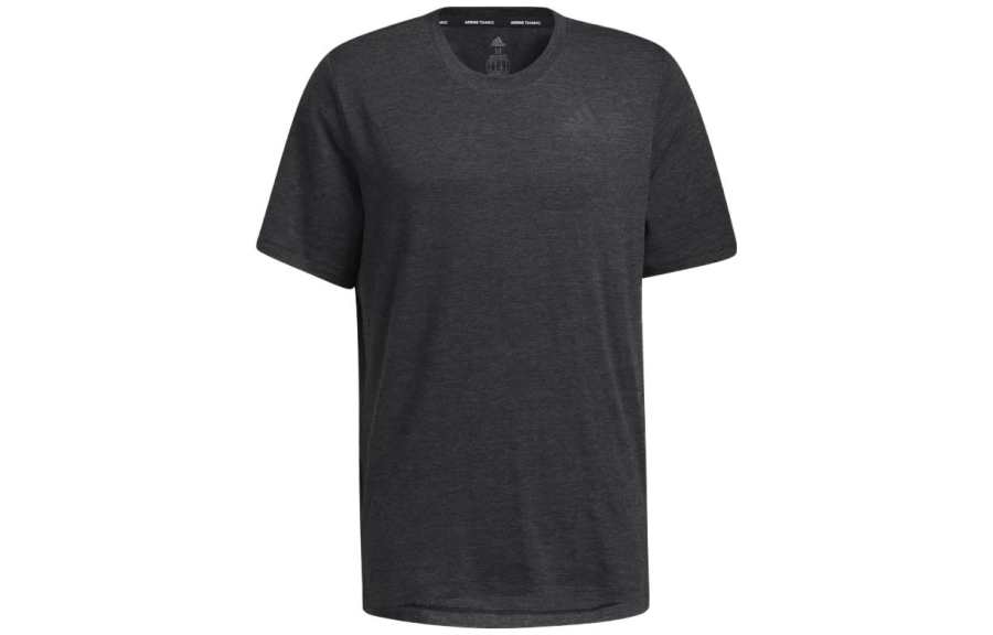 Adidas Adidas T Shirts Men's Black Crew Neck Moderate Straight Fit