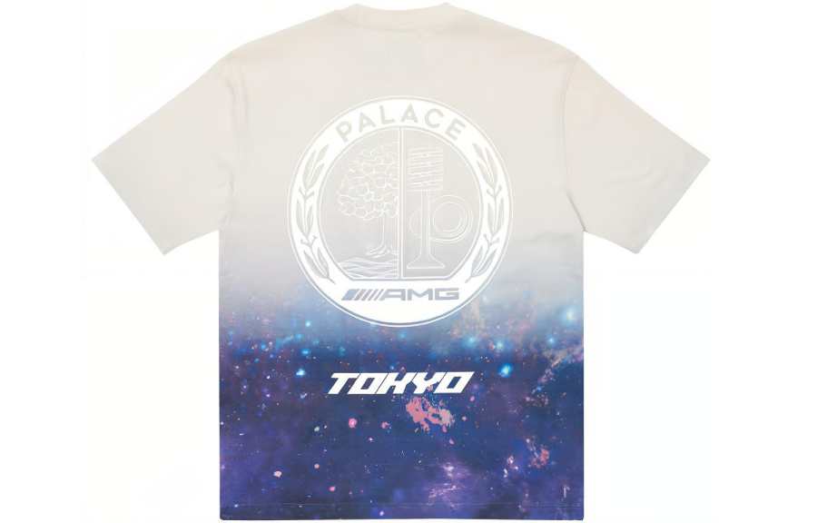 PALACE x Amg SS22 T Shirt Unisex Gray