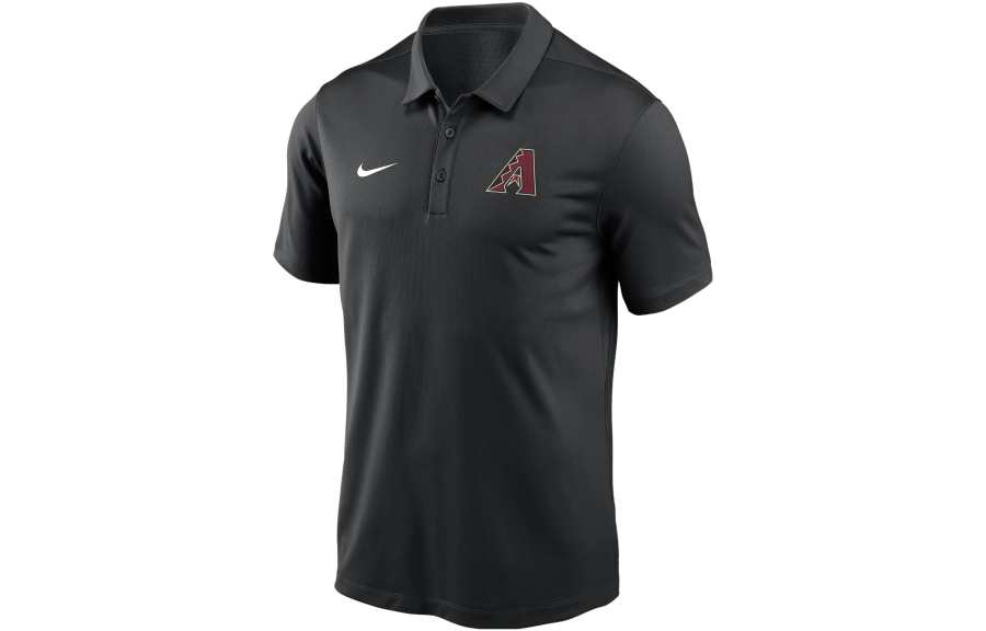 Nike Nike T Shirts Men's Black Polo Collar Moderate Straight Fit