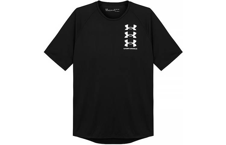 Under Armour Raglan Sleeve T Shirt Men's Black