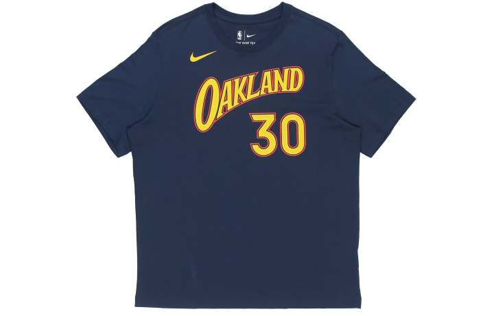 Nike Nike T Shirts Men's Dark Blue Crew Neck Moderate Straight Fit