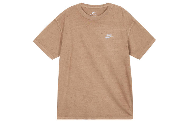 Nike Nike T Shirts Men's Light Brown Crew Neck Moderate Straight Fit