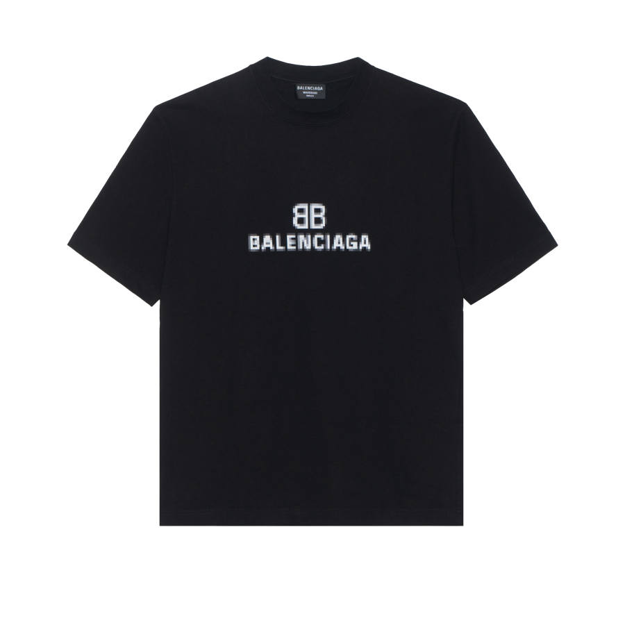 Balenciaga Mens Bb Pixel Medium Fit T shirt