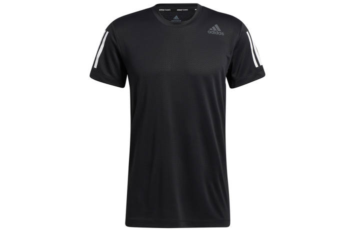Adidas Adidas T Shirts Men's Black Crew Neck Moderate Straight Fit