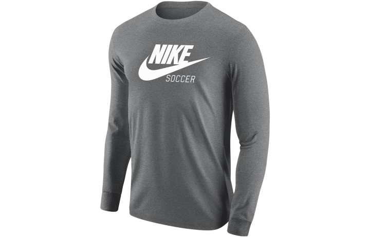 Nike Nike T Shirts Men's Dark Gray Crew Neck Moderate Straight Fit