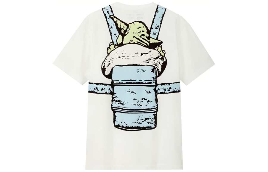 UNIQLO T Shirts Unisex White Crew Neck Moderate Straight Fit
