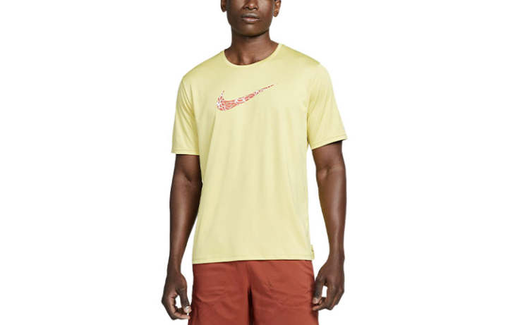 Nike Nike Running T Shirt Men's Bright Yellow
